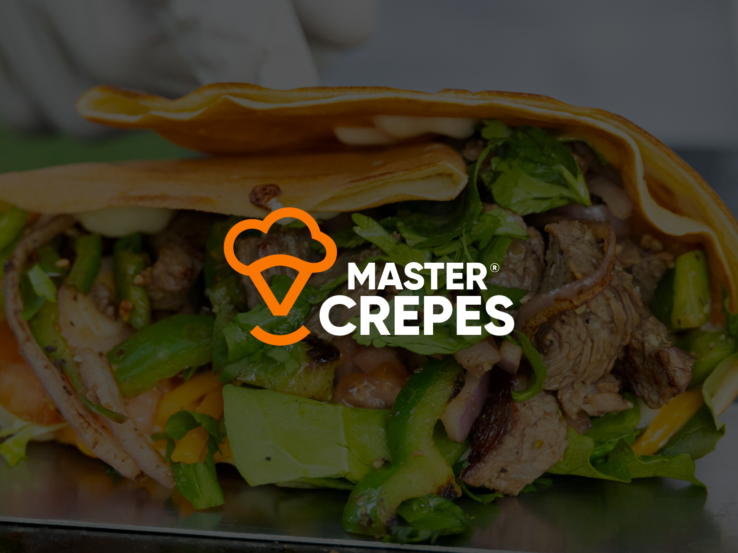 Diseño de logotipo para Master Crepes